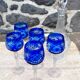 Set de 5 verres à vin en cristal de Pologne