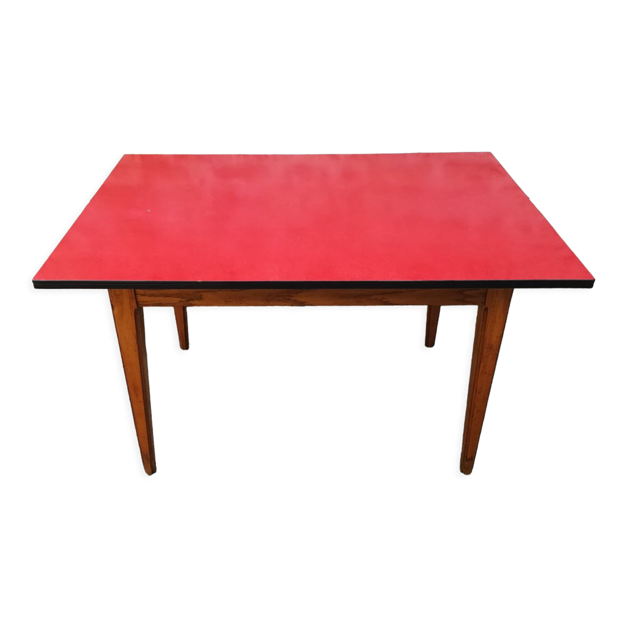 Oak table, formica top