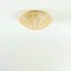 Vintage Geometric Amber Glass Wall Light or Ceiling Light - Limburg, 1960s