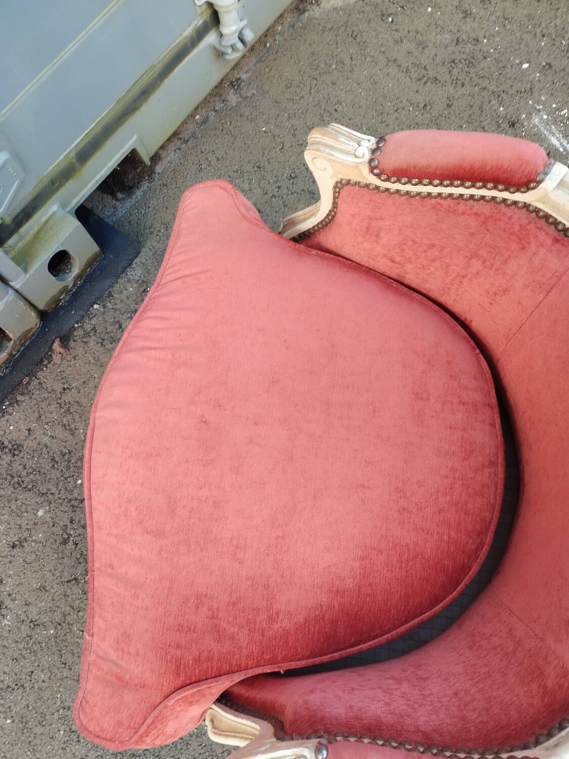 Pair of old Louis XV style armchairs