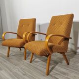 Vintage Armchairs by Jaroslav Smidek, 1960s, Set of 2