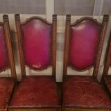 Dining table + 6 Renaissance style chairs