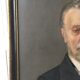 Portrait signed oil , date 19th ieme