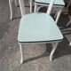 Series of 6 white Baumann Bistro
