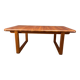 Mid-century solid teak Scandinavian coffee table, 1970s