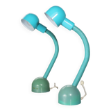 Blue vintage lamp, 90s.