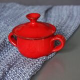 Small pot covered red 11 cm, Robert Picault, Vallauris