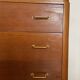 1950s wooden chest of drawers with compass feet