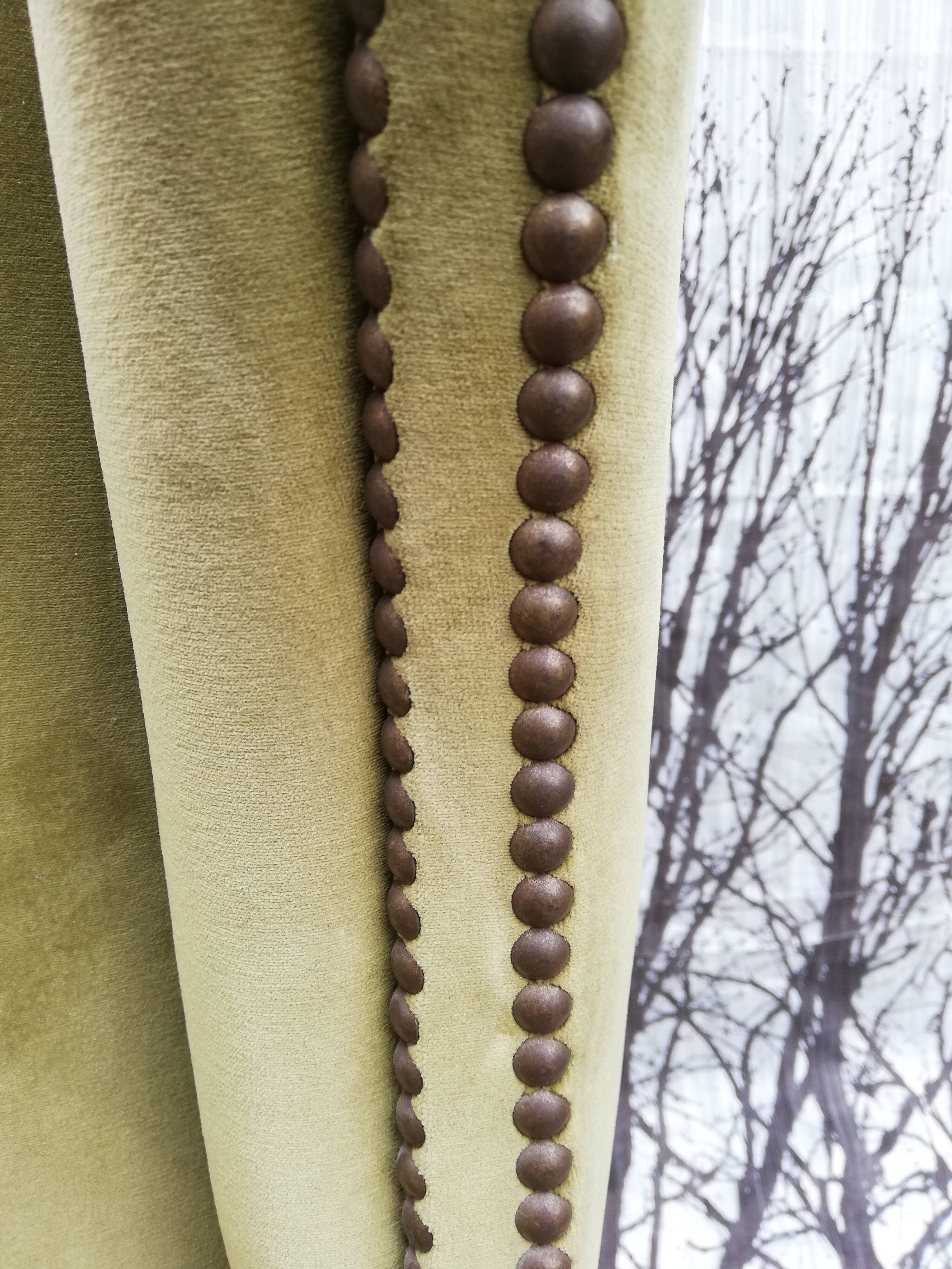 Great Green Velvet armchair