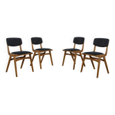 Chaises de salle à manger Boomerang Typ 229xB de l'usine de meubles Goscinski, années 1960,