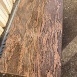 Table basse rose travertin
