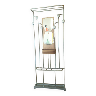 Space Age aluminum coat rack