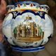 Rouen earthenware flowerpot