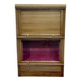 Mahogany and oak desk display cabinet from the MD brand, manufactured in the 1960s - removable