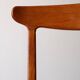 1960s Vintage Scandinavian Teak Chair with Curved Back