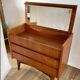 Commode coiffeuse scandinave en teck design danois années 60