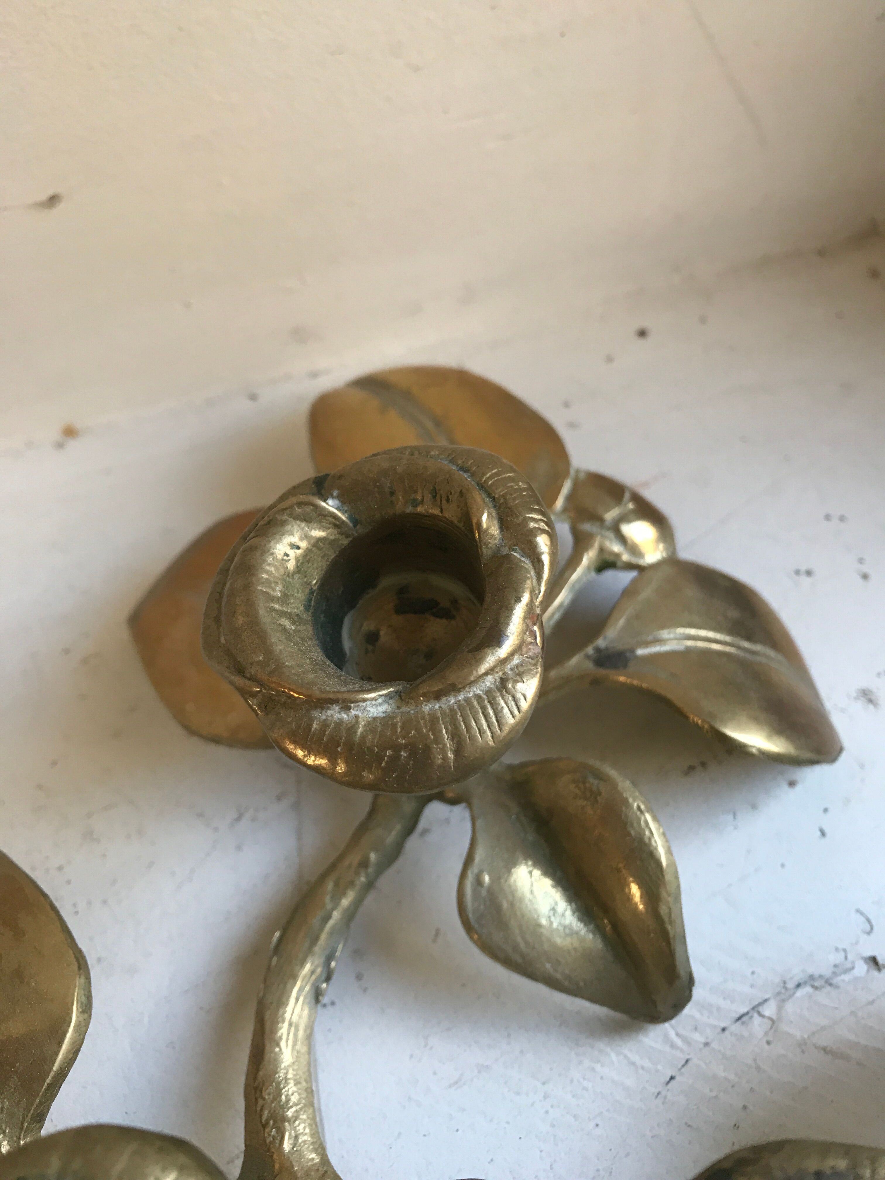 Brass candlestick