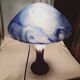 Lampe champignon Verrerie de Vianne