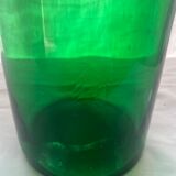 Vase - apothecary bottle in green glass