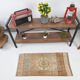 2x3 floral turkish vintage rug,2x3 doormat,95x45 cm,3.1x1.6 ft