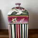 2 pots, bocaux au motif floral American Atelier modèle Ashley