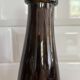 Antique amber glass vase
