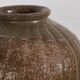 Small antique olive green vase (c.1900)