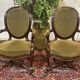 Paire de fauteuils Napoléon III XIXème en acajou