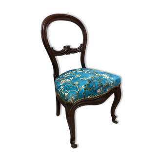 Chaise assise tapissée style Louis Philippe