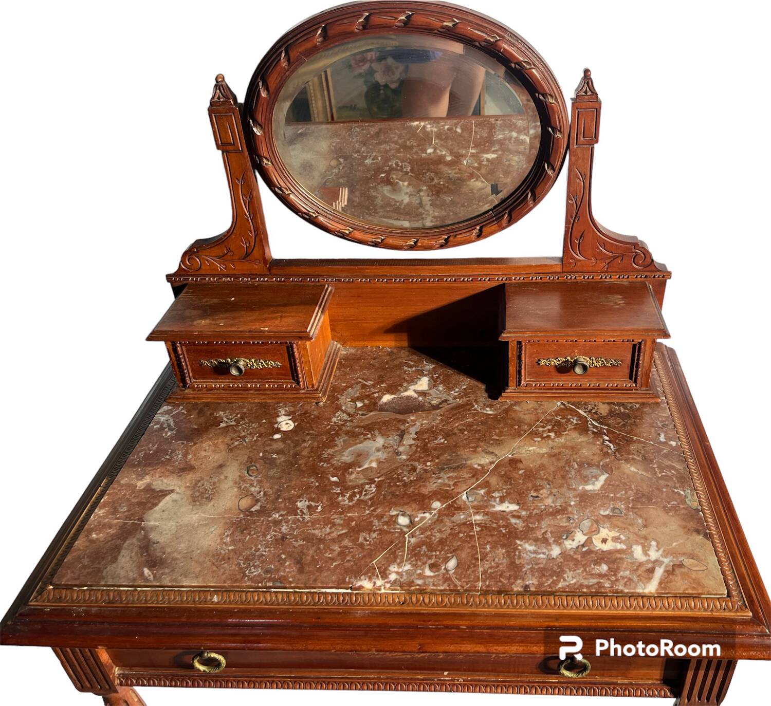 Coiffeuse avec miroir