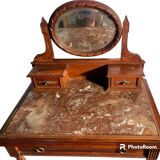 Dressing table with mirror