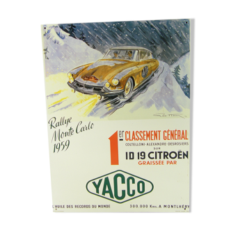 Plaque décorative métallique