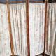 Vintage rattan screen