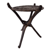 Wooden African Side Table