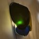 Handcrafted glass wall light