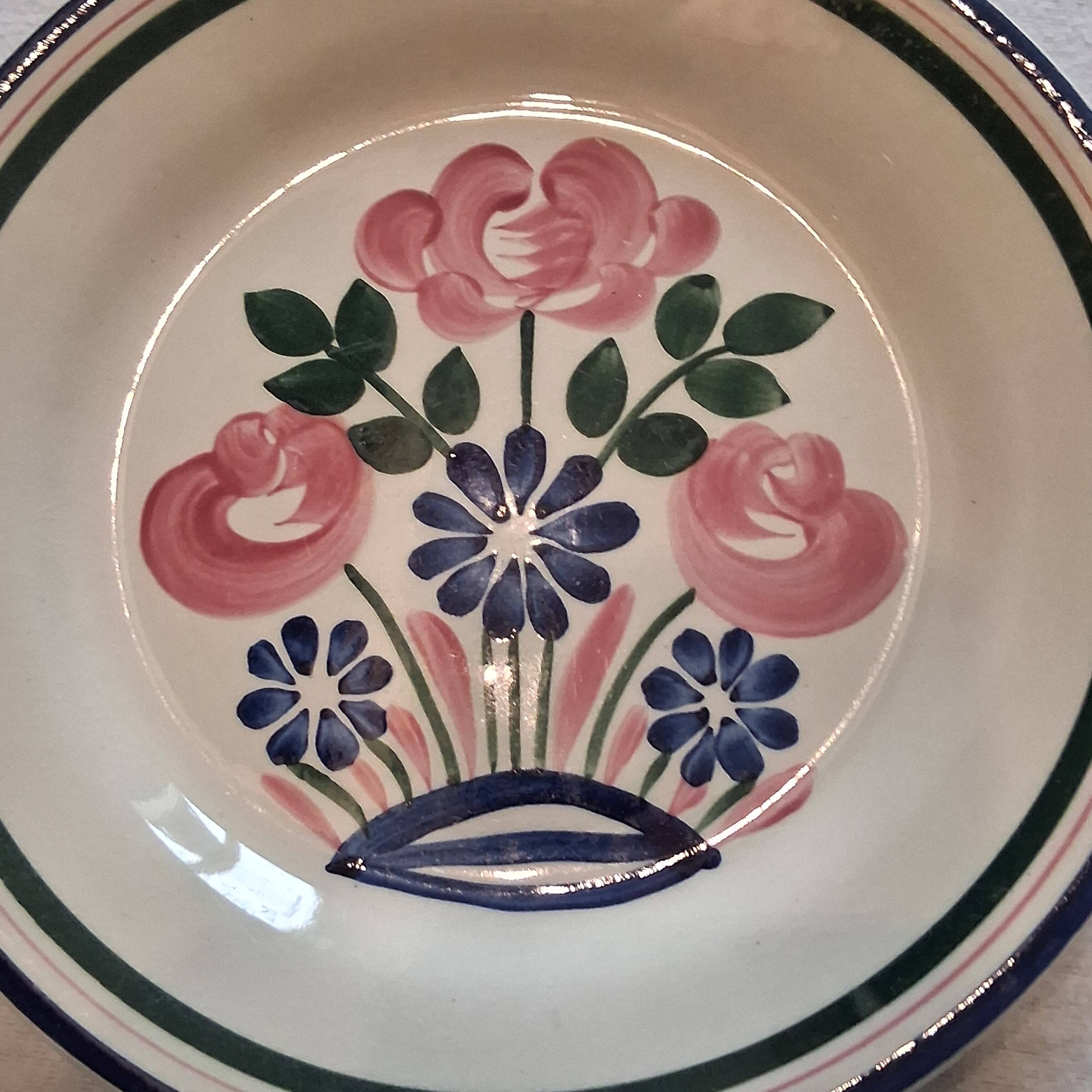 HBCM porcelain plate "Mulhouse" in very good condition.