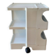 Joe Colombo Boby Off-White Plastic Serving Trolley for Bieffeplast Italy 1968 Space Age