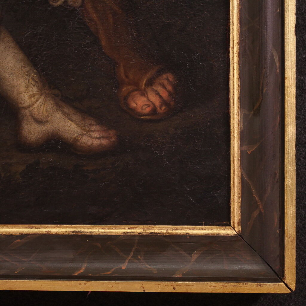 17th century painting, the baptism of Clorinda