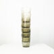 Smoked glass water glasses, vintage Luminarc