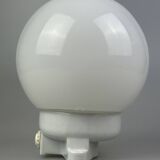 50s 60s wall lamp cellar lamp ceramic & glass Bauhaus design