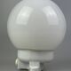 50s 60s wall lamp cellar lamp ceramic & glass Bauhaus design