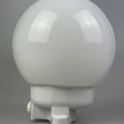 50s 60s wall lamp cellar lamp ceramic & glass Bauhaus design