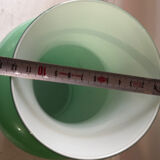 Vintage green opaline vase