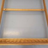 Lit double vintage français Guillerme et Chambron en chêne massif années 60