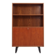 Bookcase with bar Scandinavian design 1980s