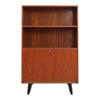 Bookcase with bar Scandinavian design 1980s