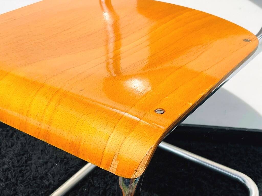 3 Vintage Bauhaus chairs by Mart Stam. 1930s