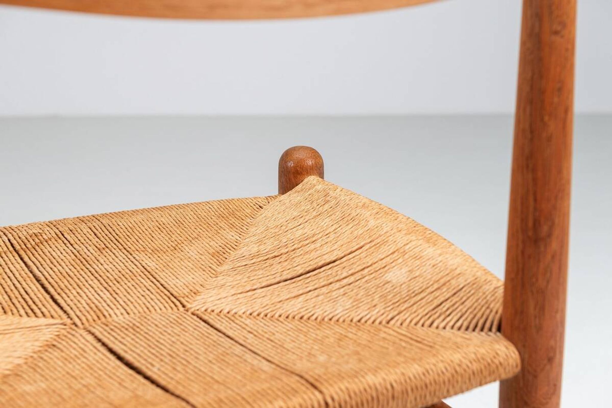 Hans Wegner model CH36 dining chairs in oak Carl Hansen & Son Denmark 1970