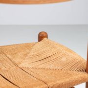 Hans Wegner model CH36 dining chairs in oak Carl Hansen & Son Denmark 1970