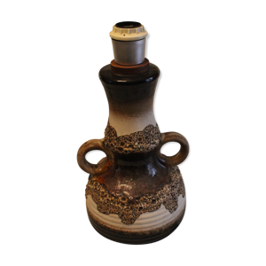 Pied de lampe en céramique